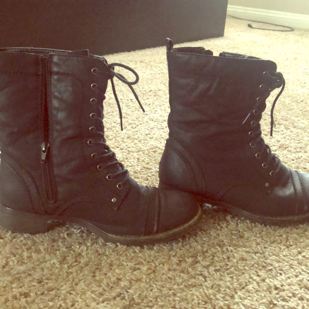Black Combat Boots!
